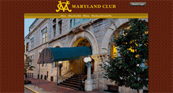 Desktop Screenshot of marylandclub1857.org